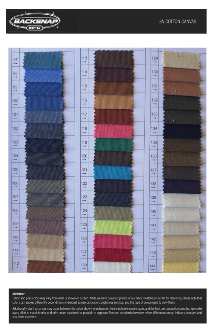 Fabric swatch book page 3