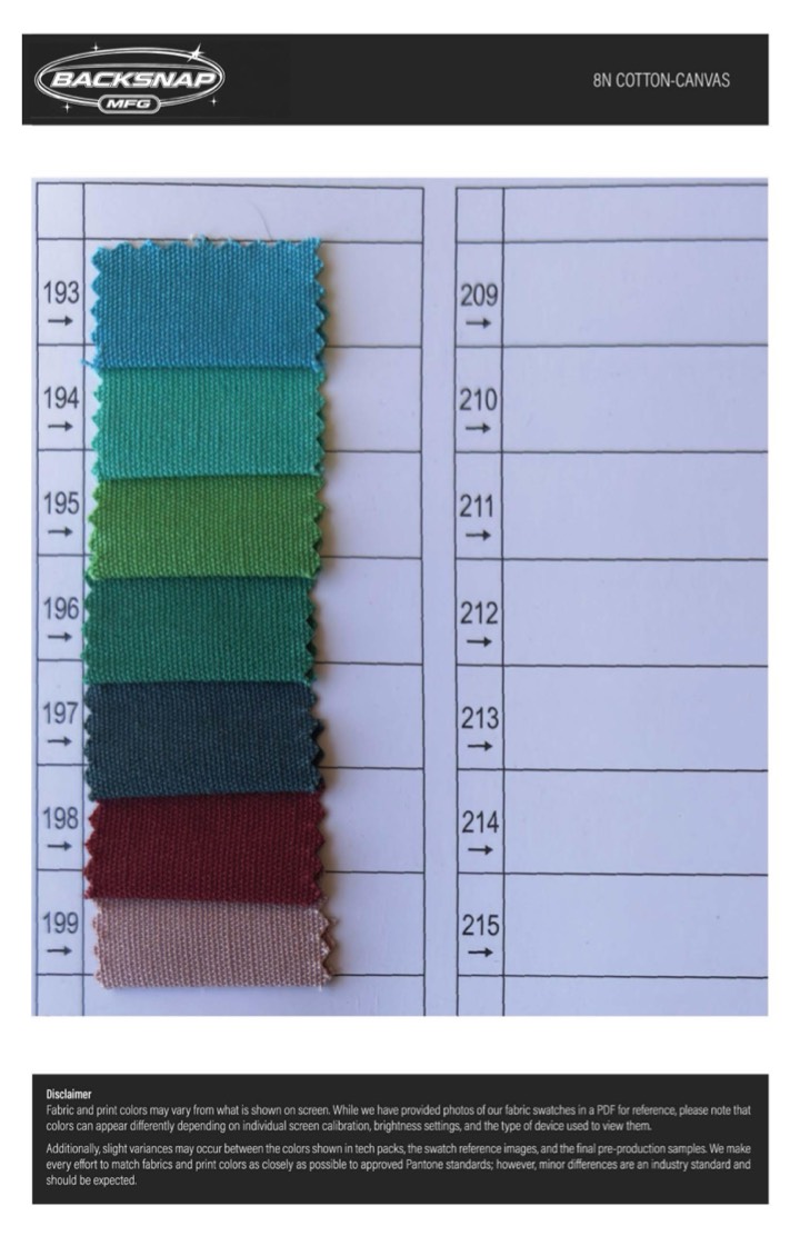 Fabric swatch book page 5