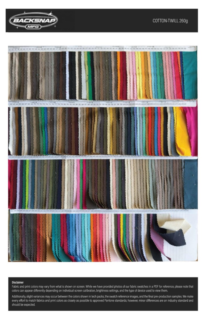 Fabric swatch book page 7