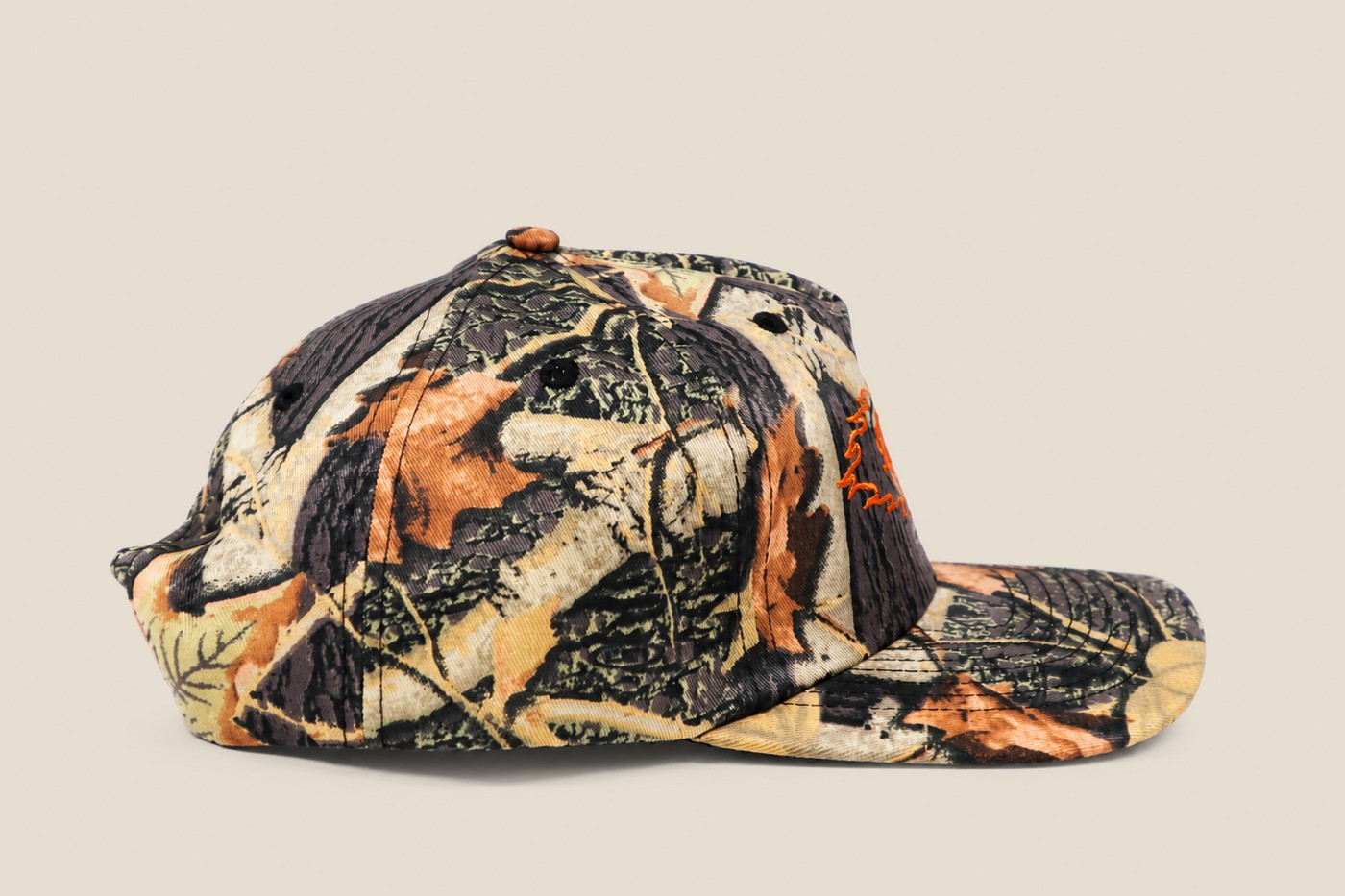 Camo Sunth cap, side profile