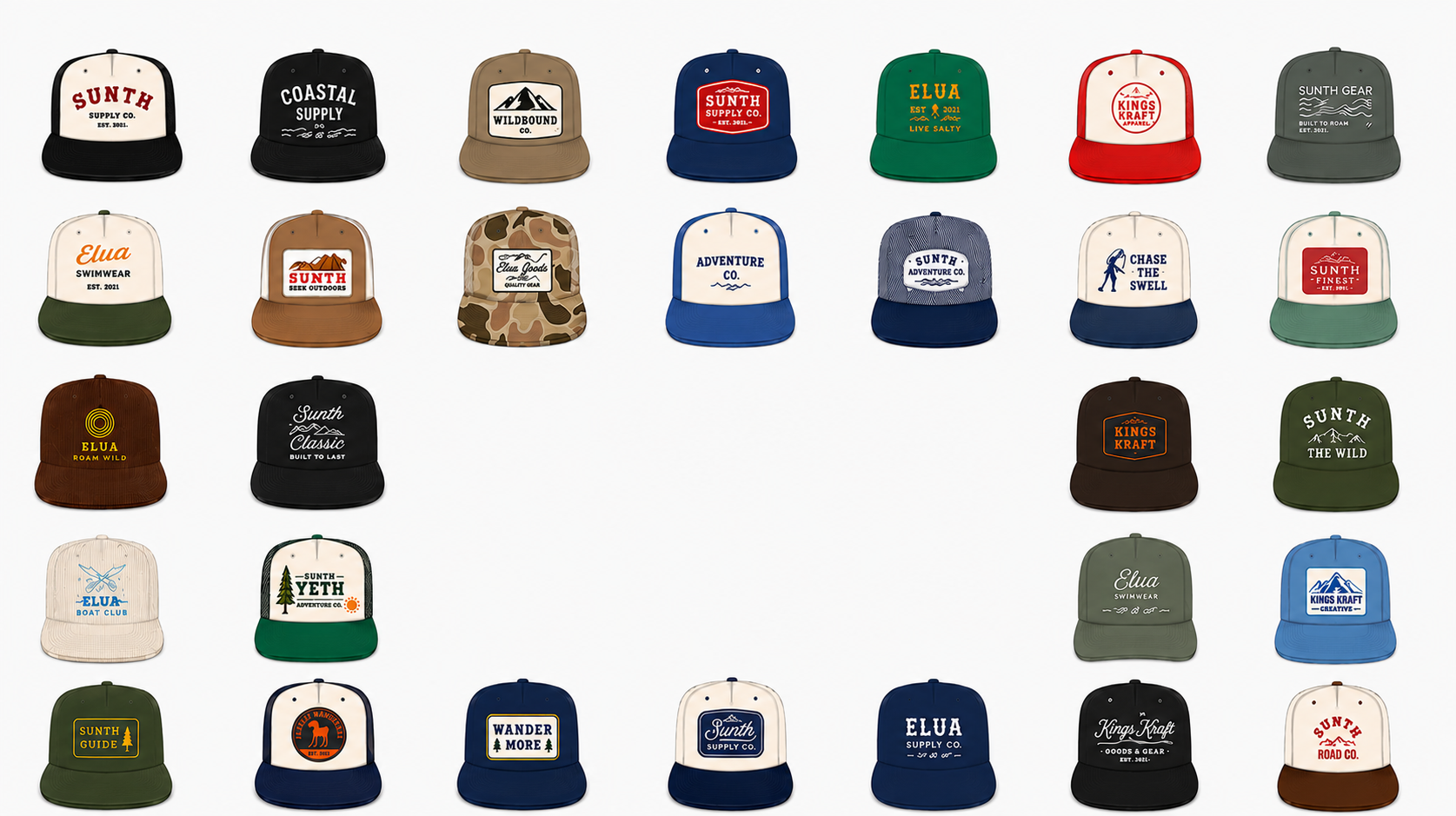 Custom cut and sew headwear